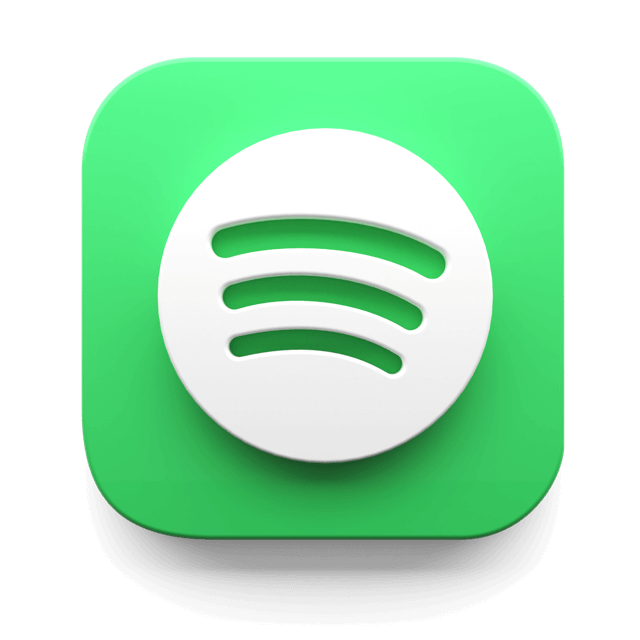 Home 1 - Spotify logo 3D Medium 1
